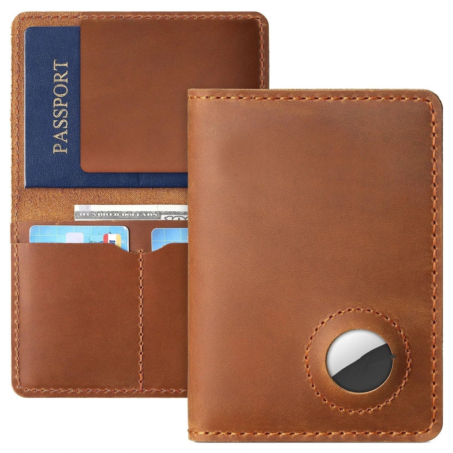 Men's Vintage First Layer Cowhide Handmade Wallet by GJG Denim