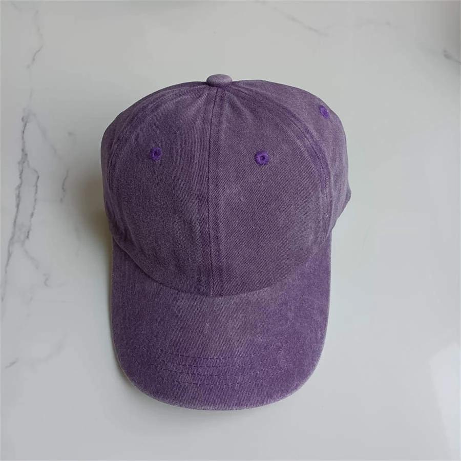 Retro Washed Baseball Cap For Men by GJG Denim