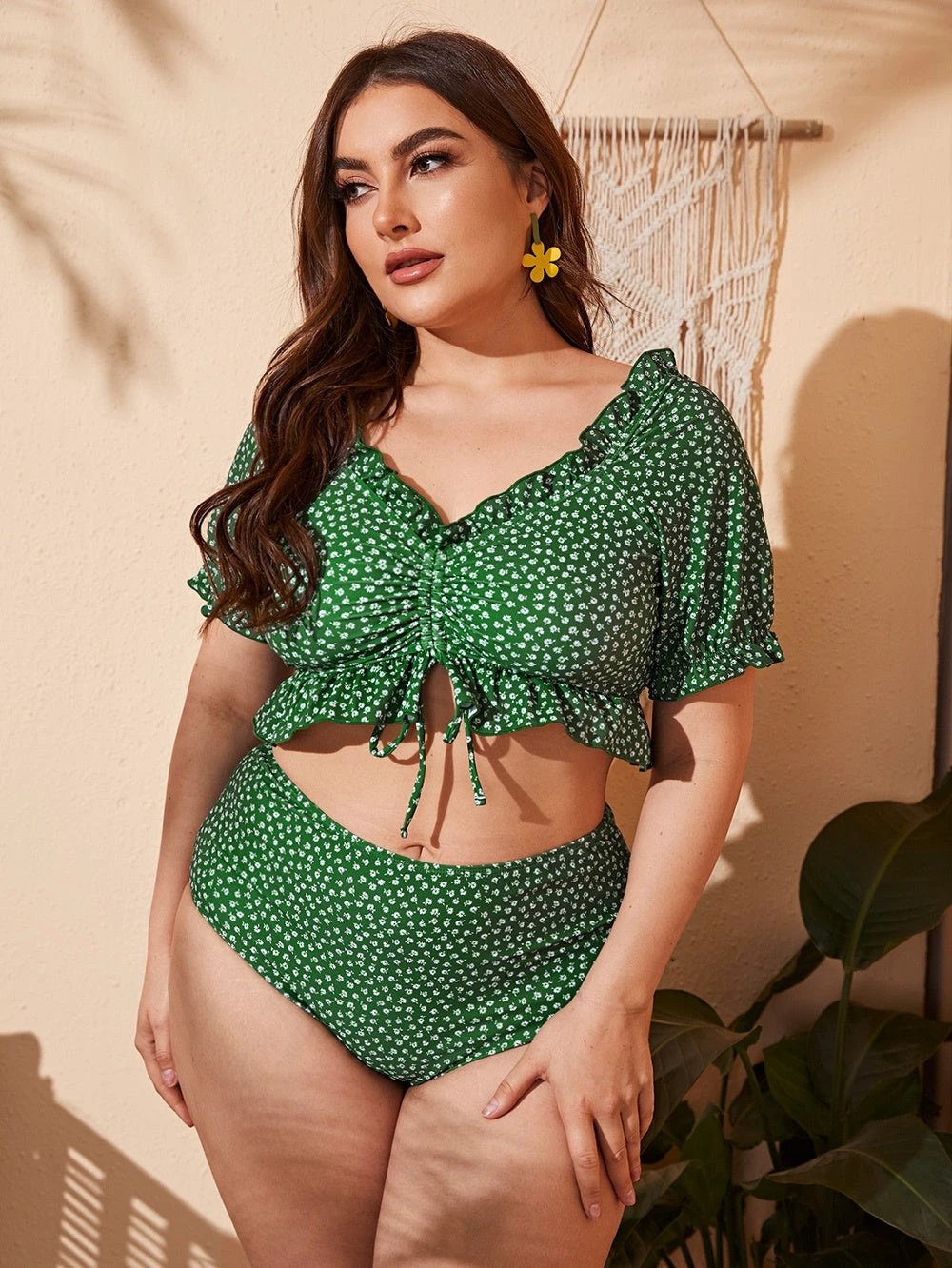 Women's Plus Size Split Bikini by GJG Denim