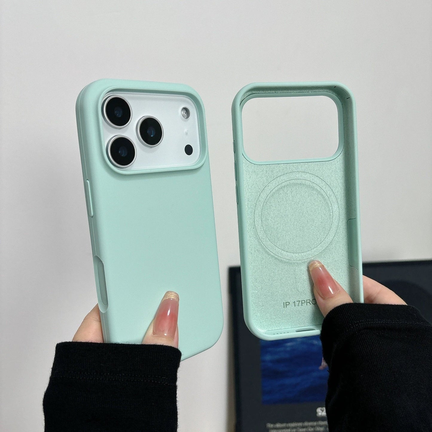 Liquid Magnetic Charge Phone Case All-inclusive Ai Button Drop-resistant by GJG Denim