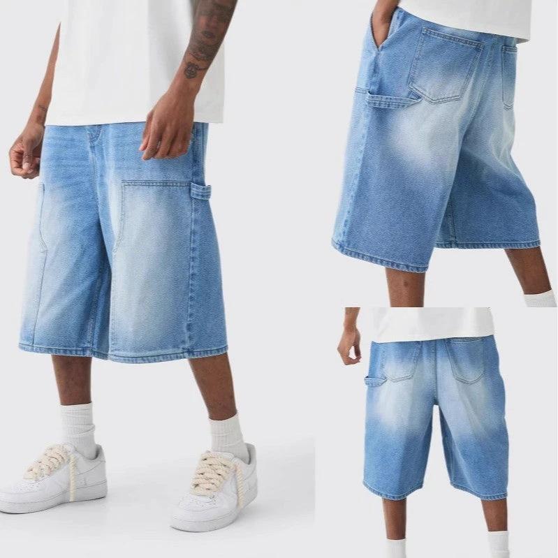 Men's Casual Denim Shorts by GJG Denim