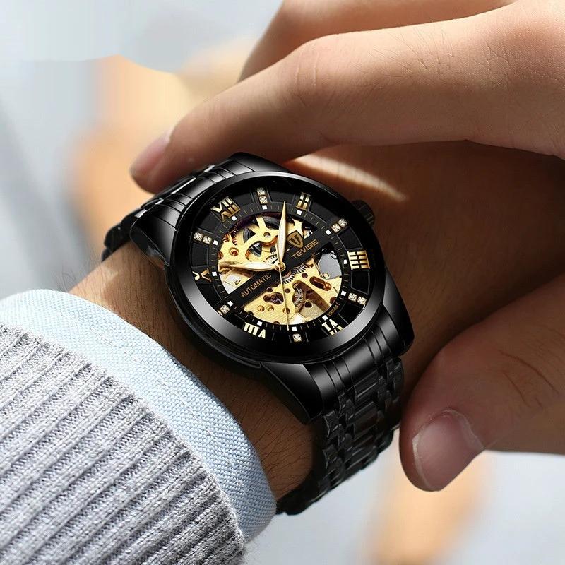 Men's Mechanical Watch by GJG Denim