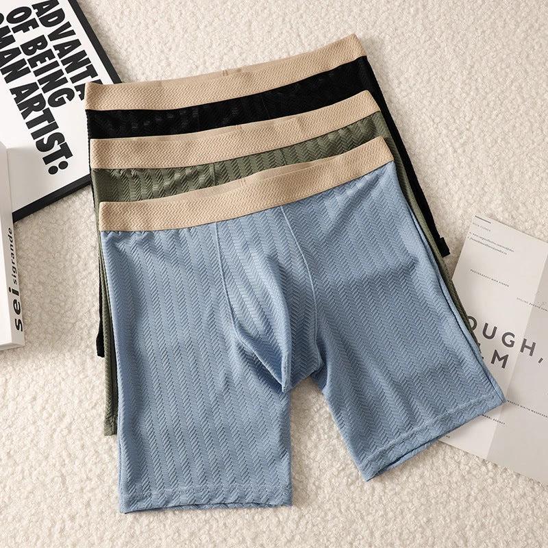 Men's Underwear High Elastic Breathability Lightweight Nylon Jacquard by GJG Denim