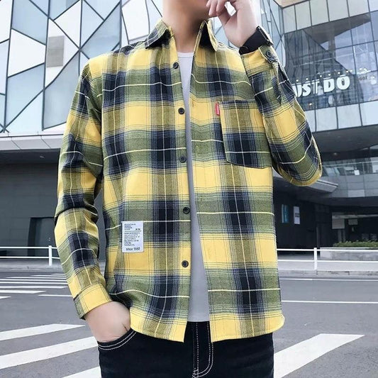 Men's Warm Thickened Slim Fit Shirt Coat by GJG Denim