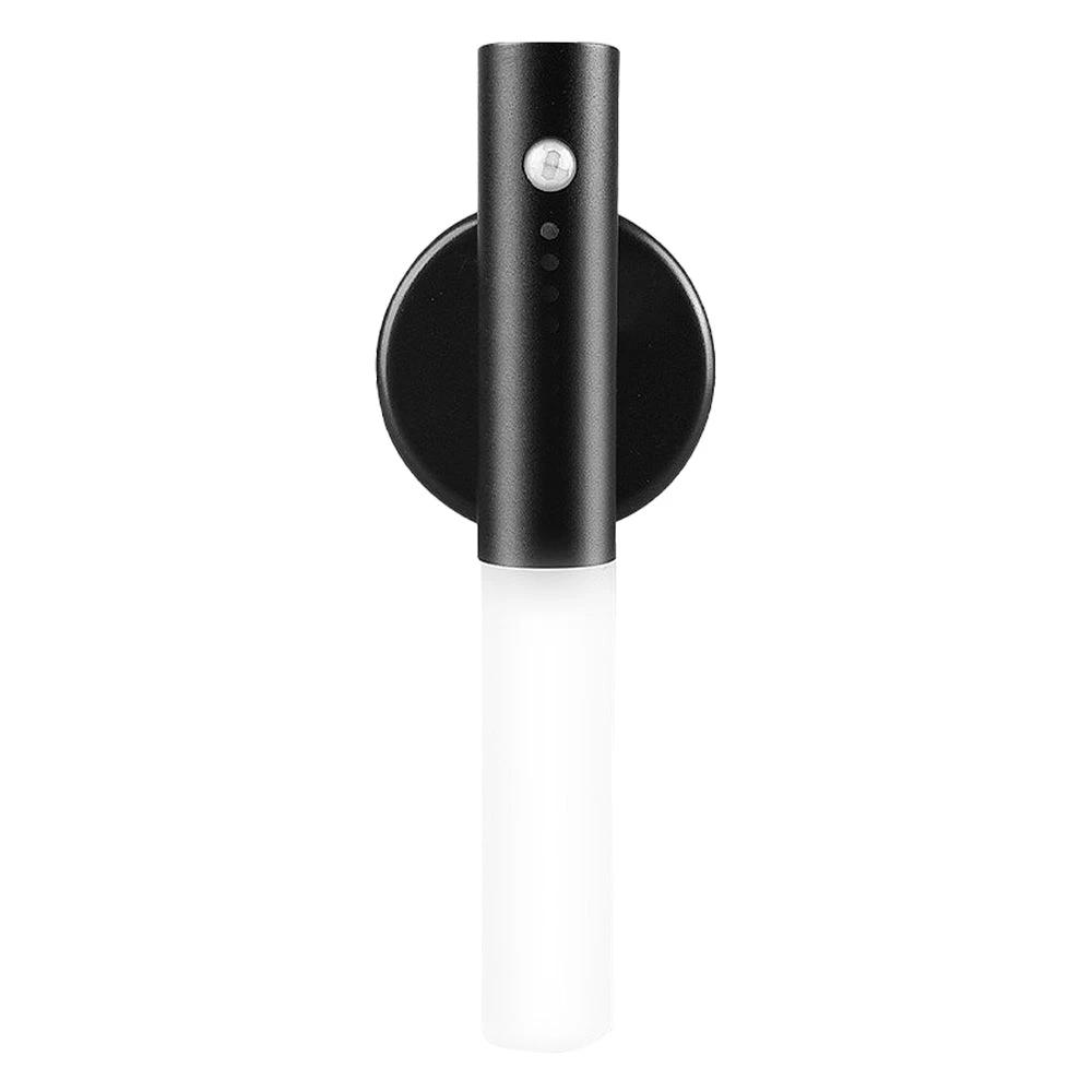 Auto LED USB Magnetic Wood Wireless Night Light Corridors Porch Lights PIR Motion Sensor Wall Light Cabinet Lamp by GJG Denim