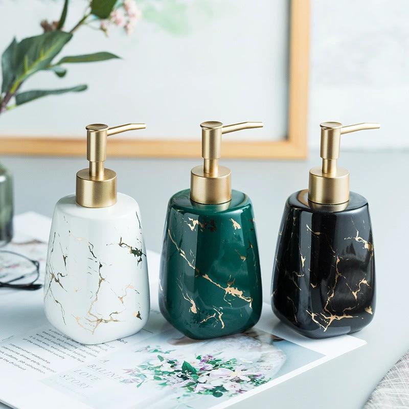 Bathroom Ceramic Storage Bottle by GJG Denim