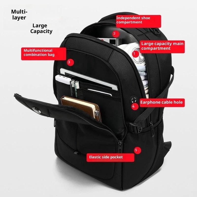 Outdoor Men's Casual Sports Backpack Large Capacity by GJG Denim