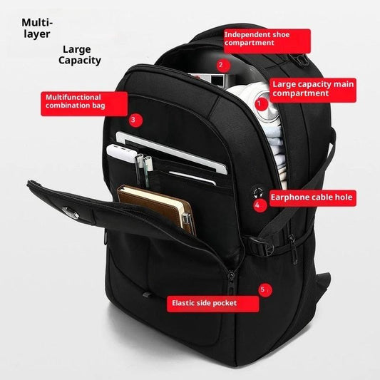 Outdoor Men's Casual Sports Backpack Large Capacity by GJG Denim