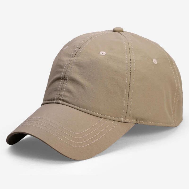 Outdoor Baseball Cap With Breathable Light Plate For Men by GJG Denim