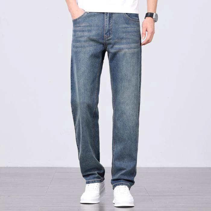 Men's Loose Straight Jeans by GJG Denim
