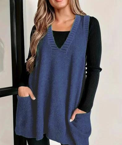 Loose Plus Size Sleeveless Pullover Casual Fashion by GJG Denim