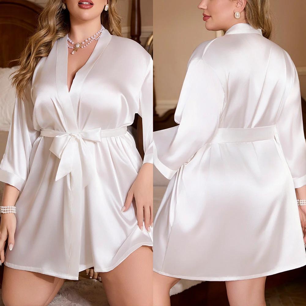 Women's Plus Size Night-robe Loose And Comfortable by GJG Denim