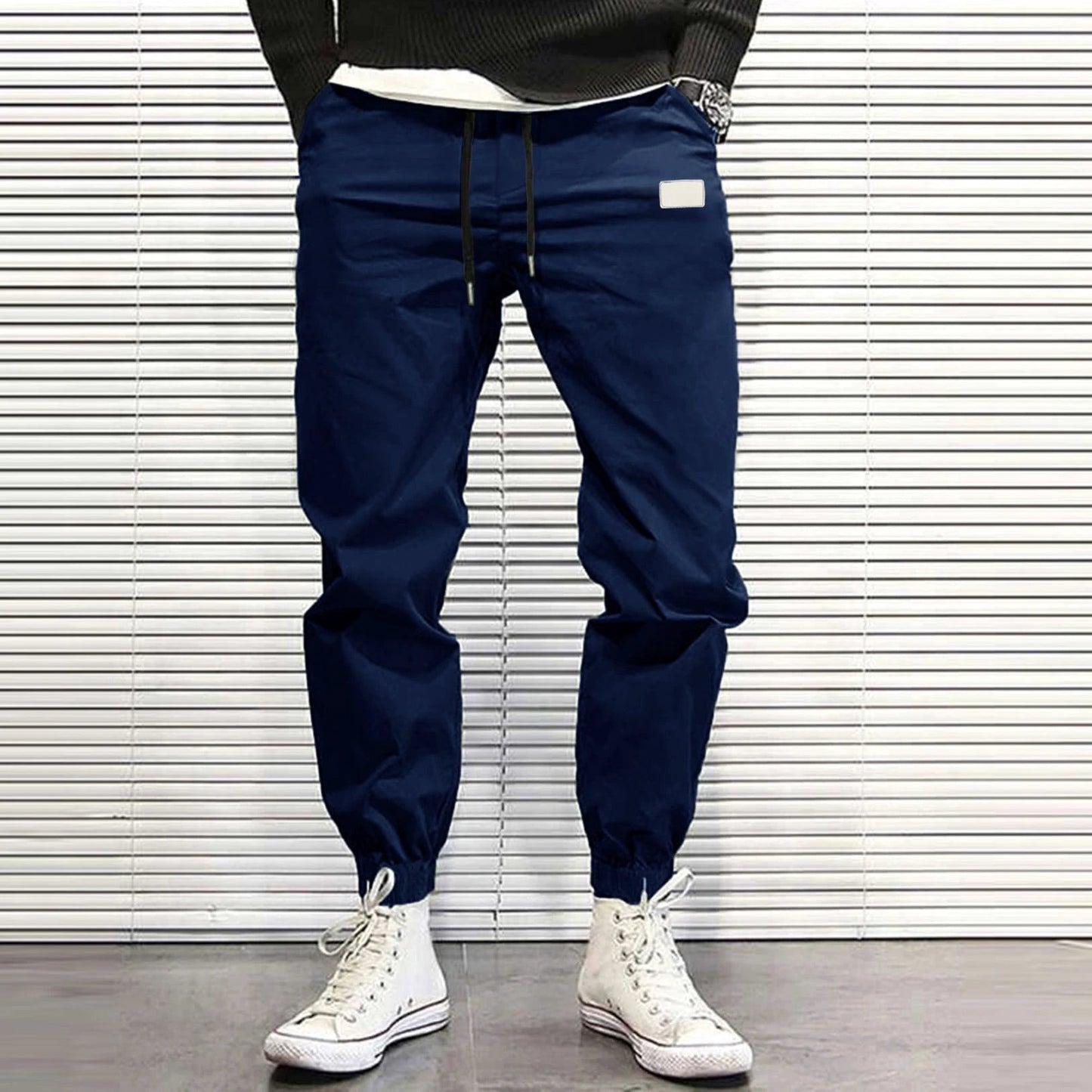 Men's Casual Sports Loose Tappered Pants by GJG Denim