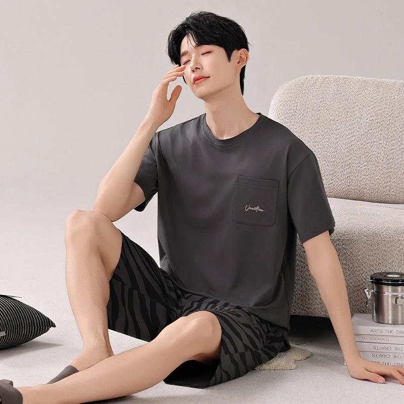 Men's Shorts Pajamas Set by GJG Denim