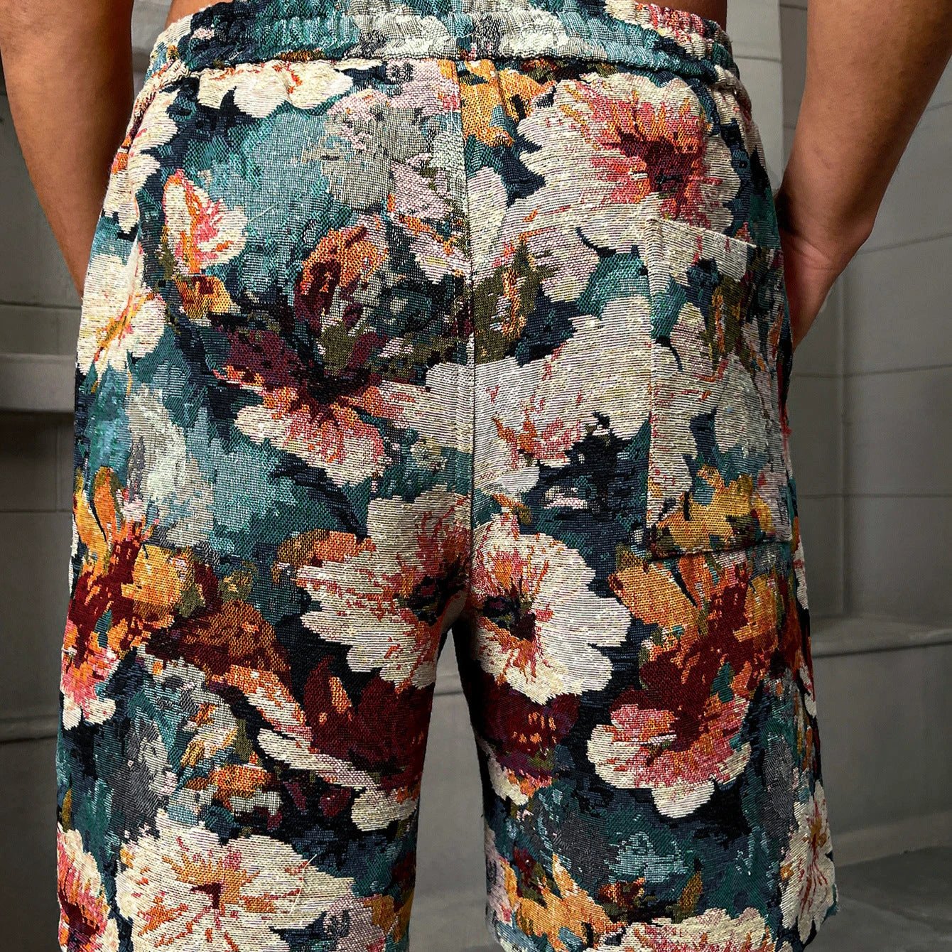 Fashionable Lake-Blue Summer Casual Shorts For Men by GJG Denim