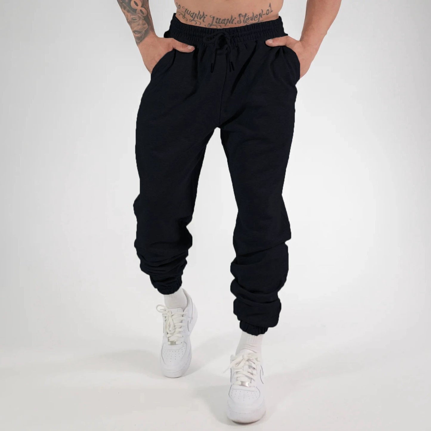 Men's Casual Wide Leg Sweatpants by GJG Denim