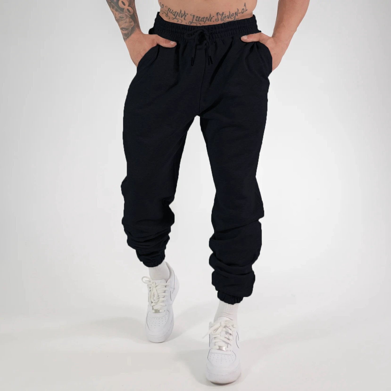 Men's Casual Wide Leg Sweatpants by GJG Denim