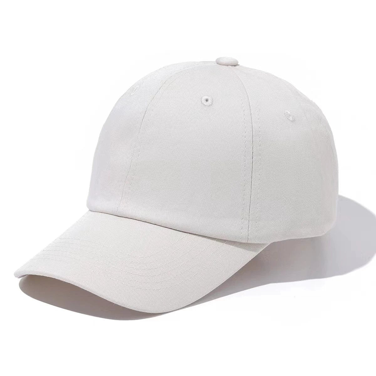 Men's Cotton Solid Color Baseball Cap by GJG Denim
