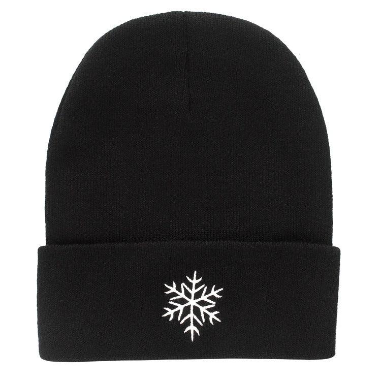 Men's Woolen Weather Embroided Knitted Beanie by GJG Denim