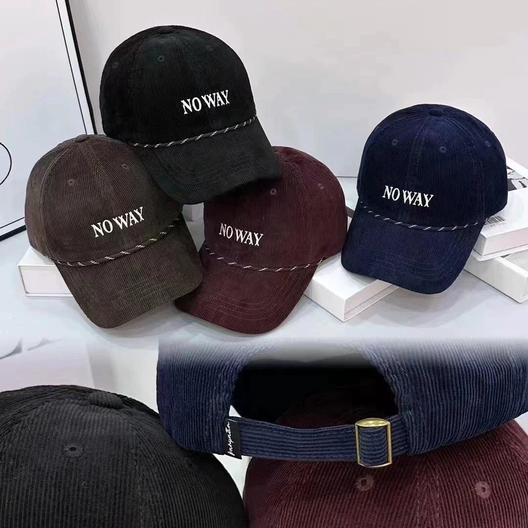 Wide-brim Baseball Cap For Men by GJG Denim