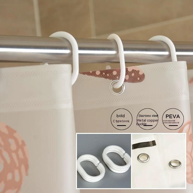 Waterproof And Mildew-proof Shower Curtain by GJG Denim