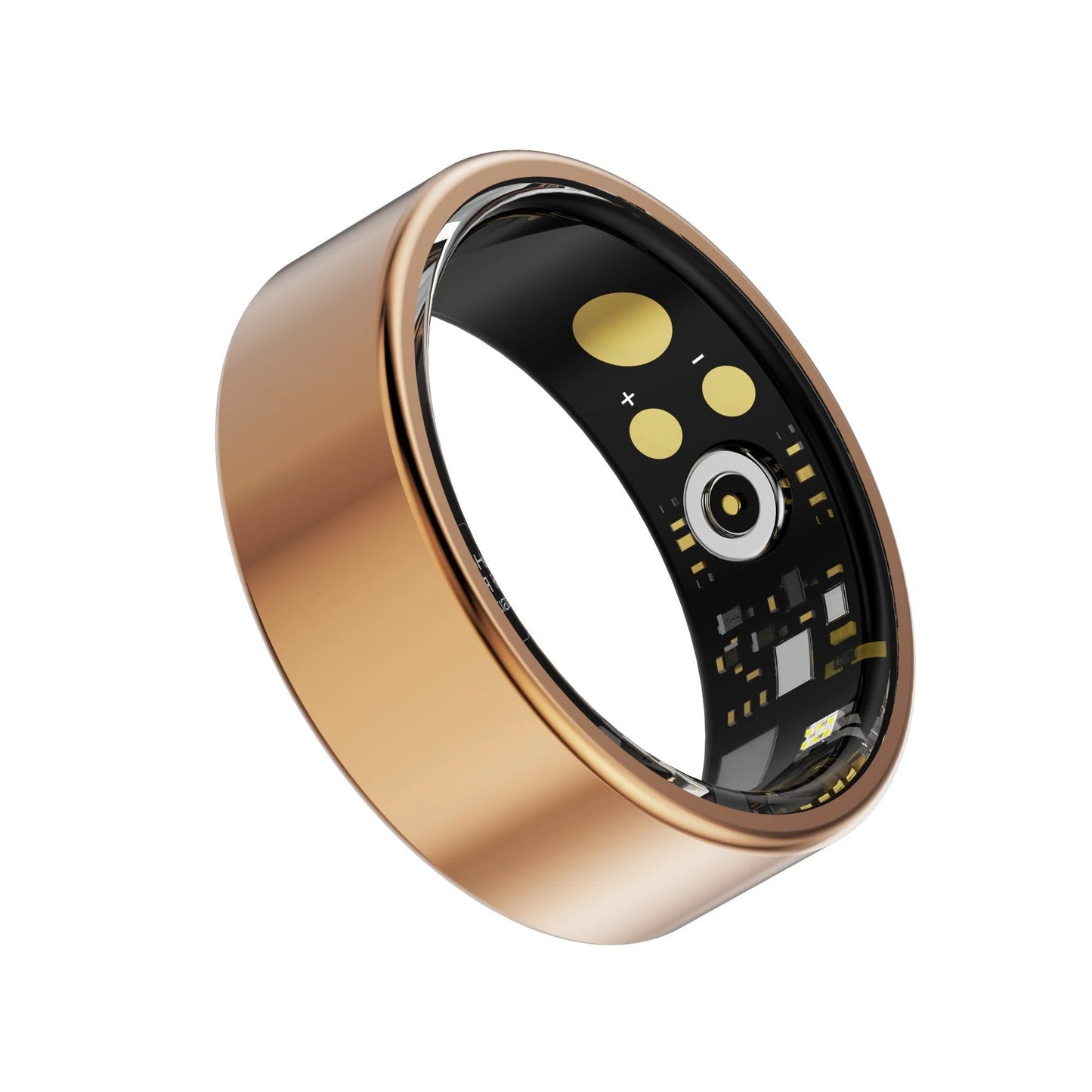 Smart Ring With Bluetooth For Blood Oxygen Heart Rate And Blood Pressure Health Monitoring For Men by GJG Denim