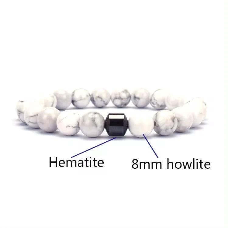Men's Natural Gemstone Bracelet Vintage by GJG Denim