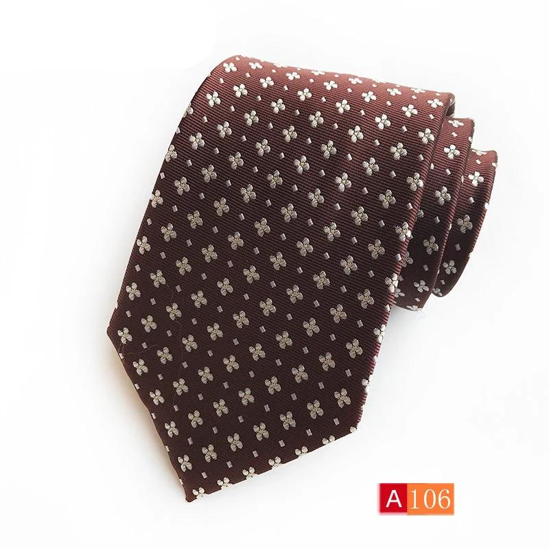 Men's Casual Formal Wear Polyester Jacquard Tie by GJG Denim