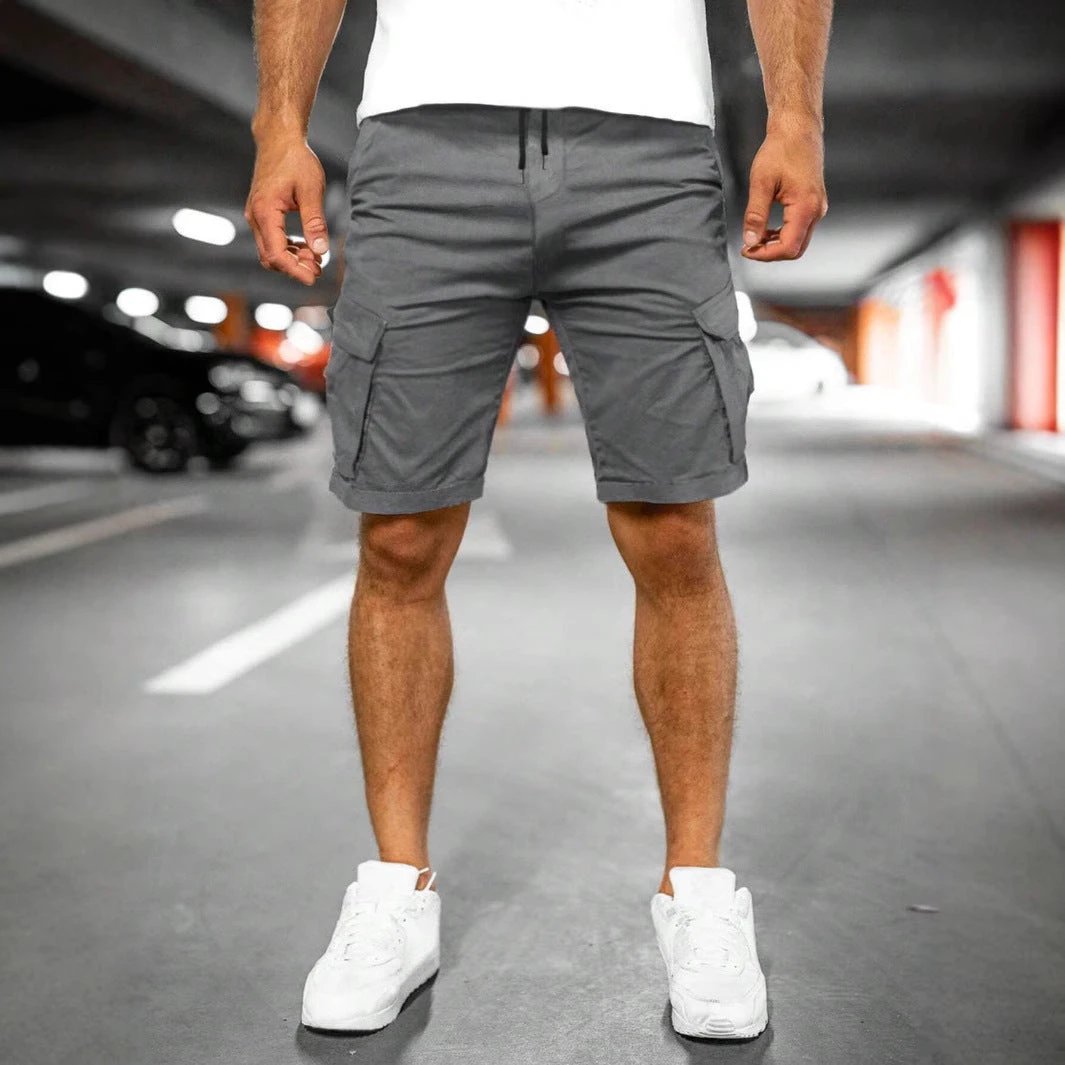 Fashion Personality Men's New Woven Five-point Pants by GJG Denim