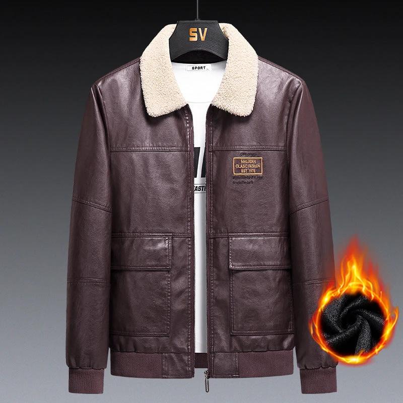 Men's Slim Fit Motorcycle Jacket by GJG Denim