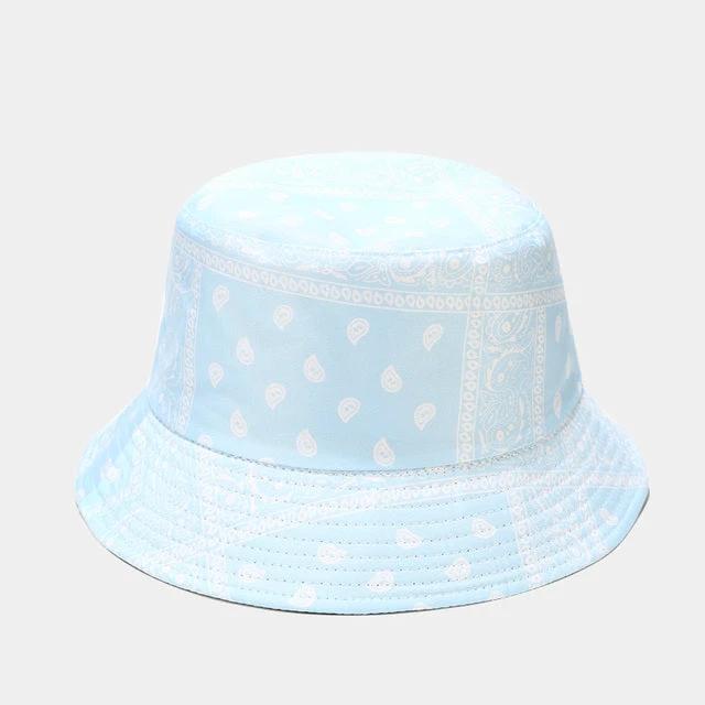 Men's Bandana Printed Bucket Hat by GJG Denim