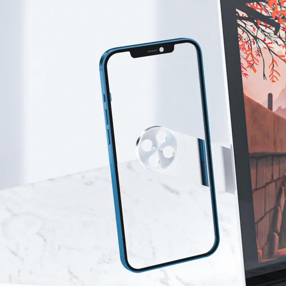 Laptop Phone Holder, Adjustable Laptop Side Mount Clip, Magnetic Laptop Monitor Mount, Computer Laptop Cellphone Stand Foldable Aluminum Expansion Bracket Tablet Clip For Dual Screen by GJG Denim