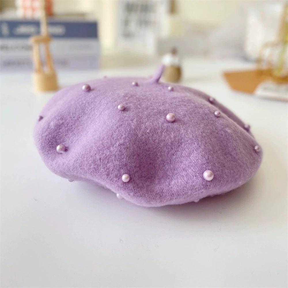 Beaded Princess Beret For Babies Or Children by GJG Denim