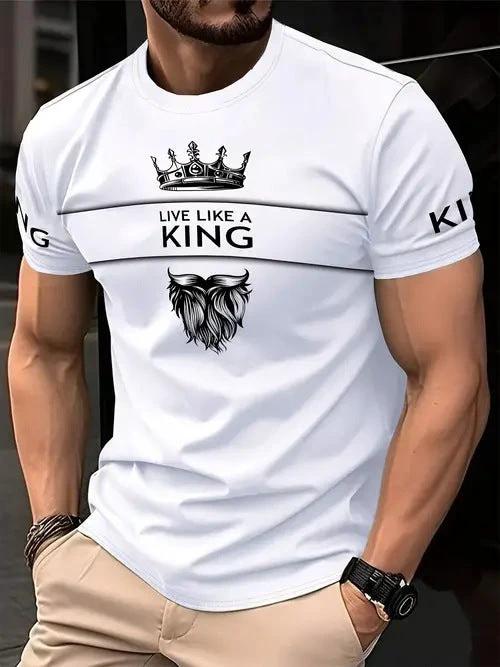 Men's Printed T-shirt by GJG Denim