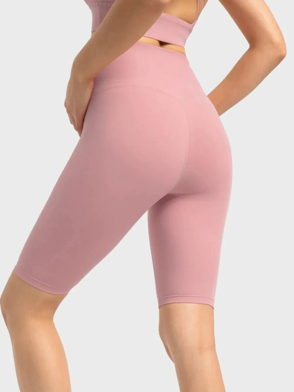 Millennia High Rise Wide Waistband Active Shorts by Lady Ros