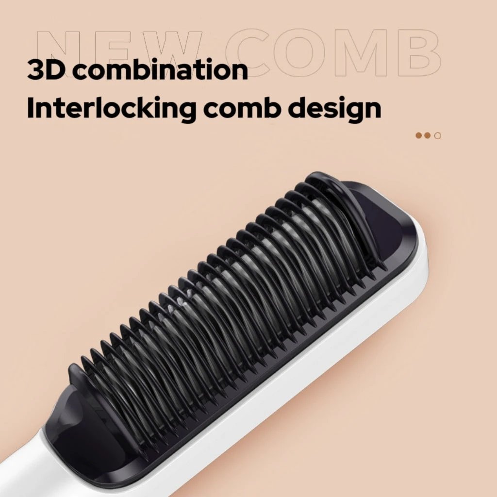 Negative Ion Straightener Comb by GJG Denim