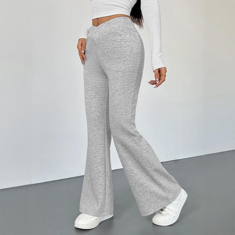 Women's Casual Daily Hot Girl Slim Fit Bootcut Trousers by GJG Denim