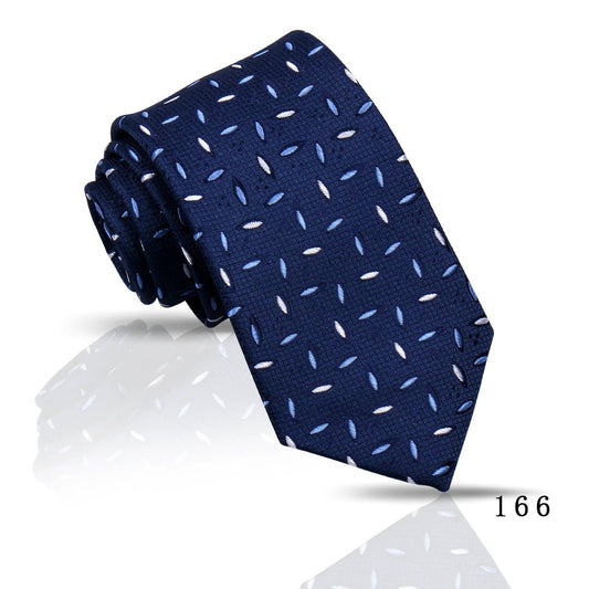Men's Casual Polyester Jacquard Ties by GJG Denim