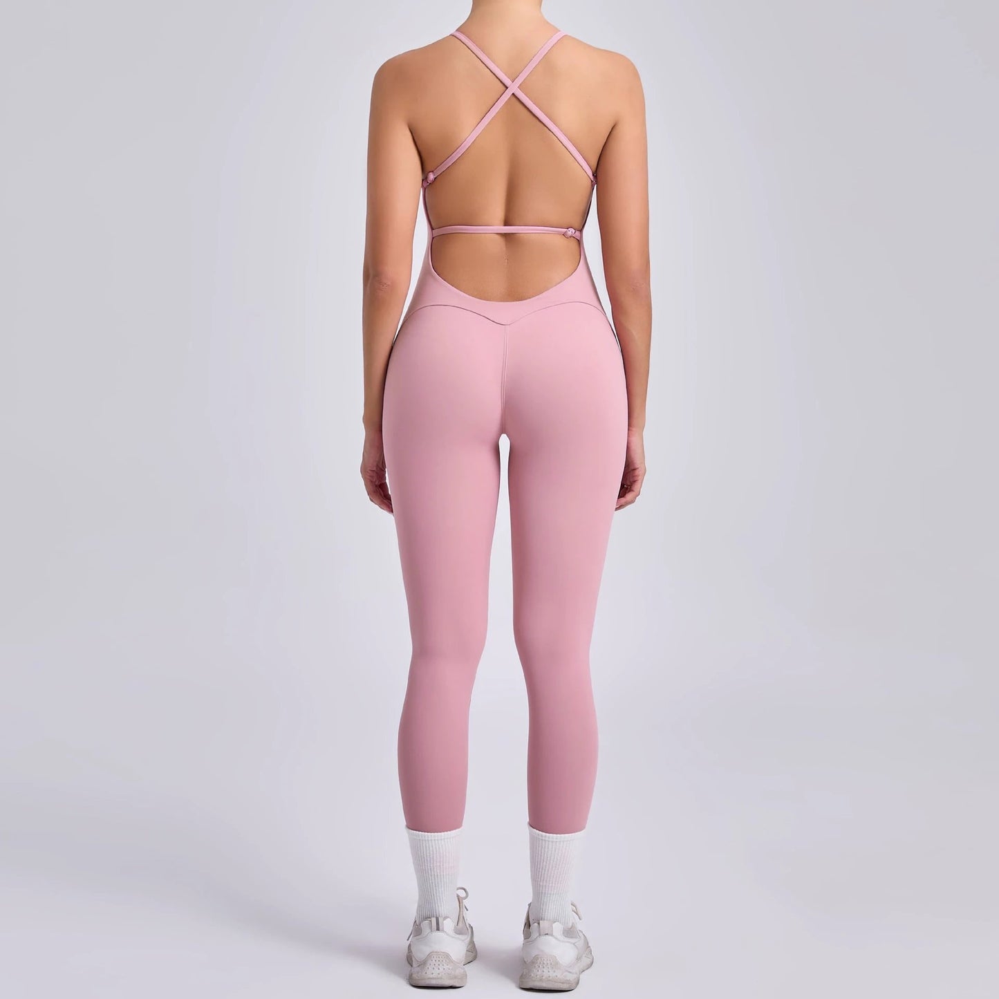 Sports Workout Clothes Tight Yoga Jumpsuit by GJG Denim