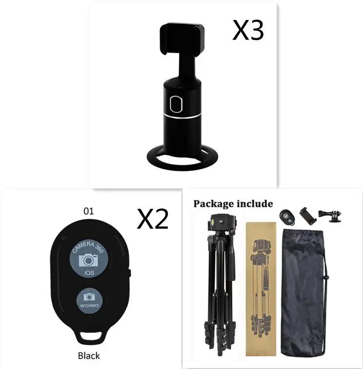 Smart Face Recognition Tracking PTZ Mobile Phone Stand Anchor Live Broadcast Stand by GJG Denim