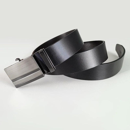 Men's Classic Casual Business All-match Automatic Buckle Belts by GJG Denim