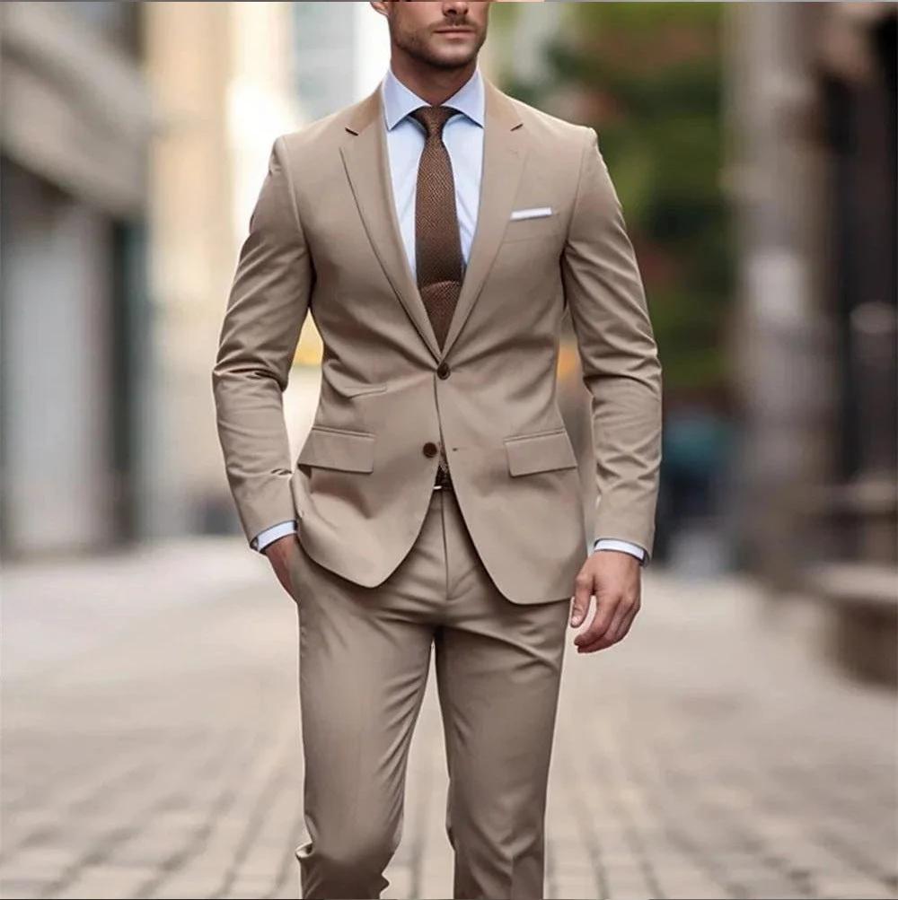Men's Two-piece Suit by GJG Denim