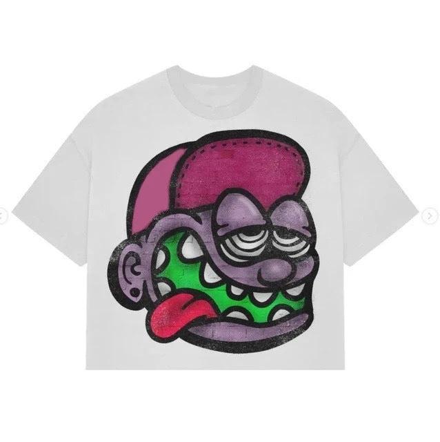 European And American Children's Cartoon Printed T-shirt Cotton by GJG Denim