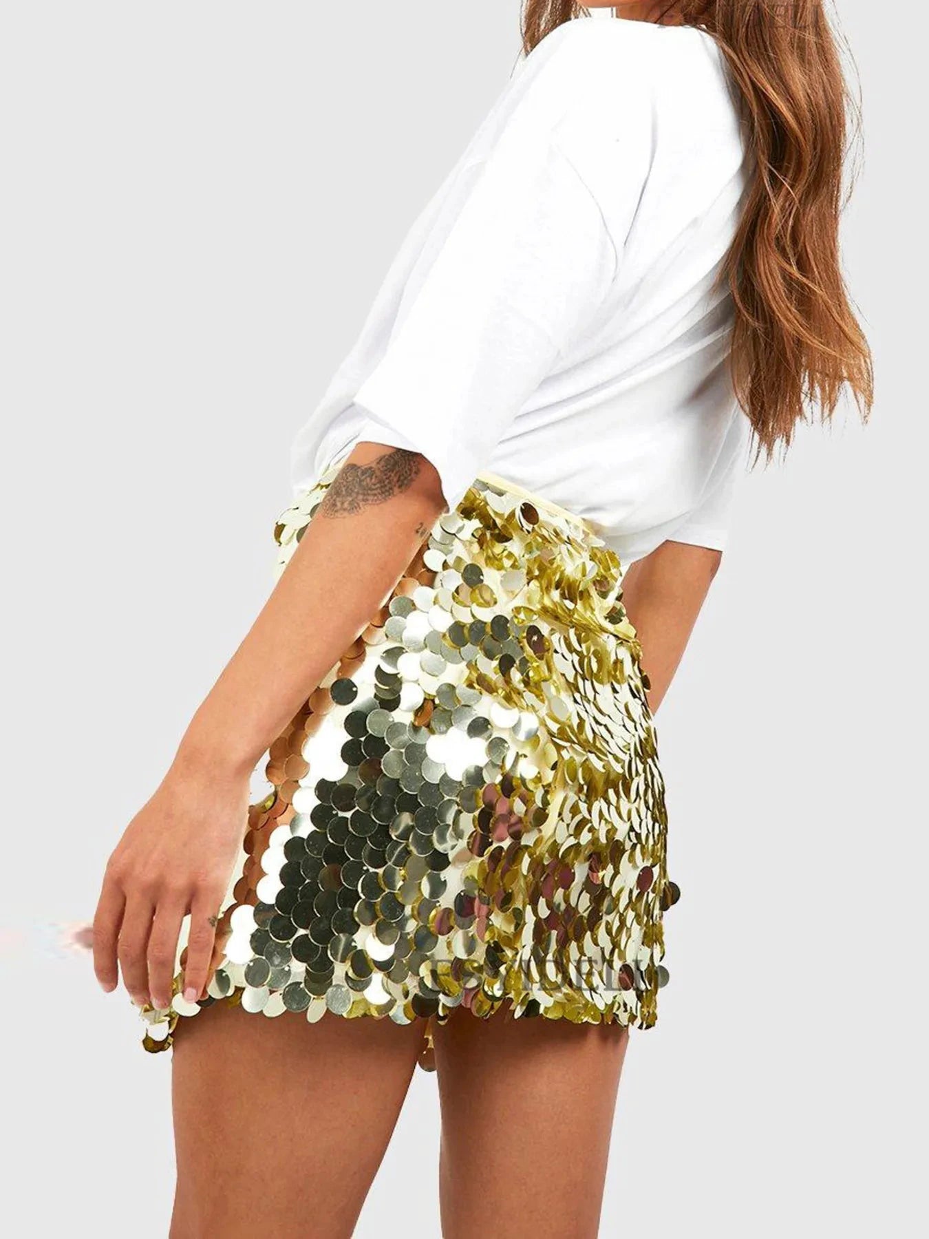 Sequin Mini Skirt by Lady Ros