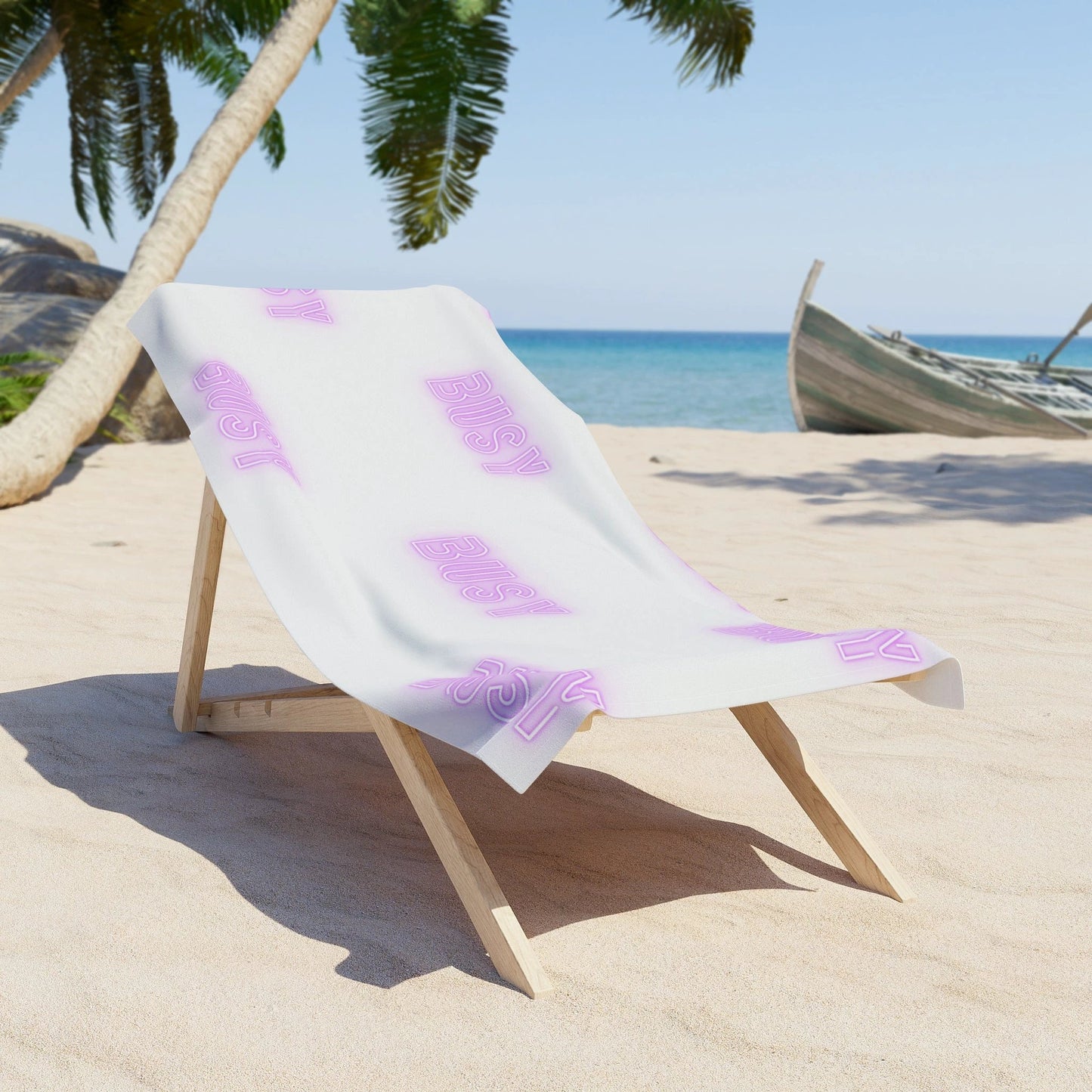 Beach Towel Busy by Printify