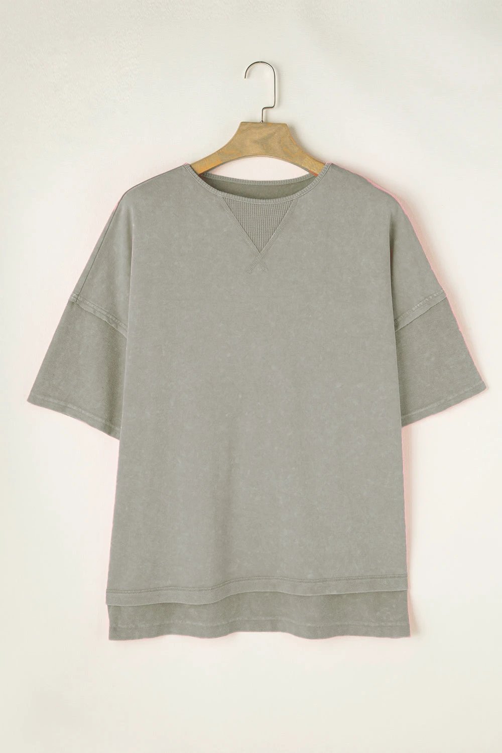 Plus Size Round Neck Half Sleeve T-Shirt by Lady Ros
