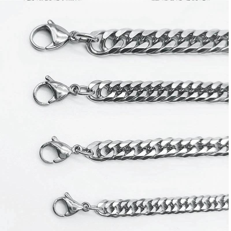 Titanium Steel Men's Link Chain by GJG Denim