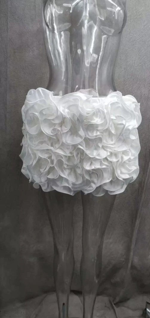 New Strap Adjustable Tube Top Short Skirt Strapless Ball Gown Mini Fashion Celebrity Nightclub Party Dress Birthday Cocktail Girls' Outfit by GJG Denim