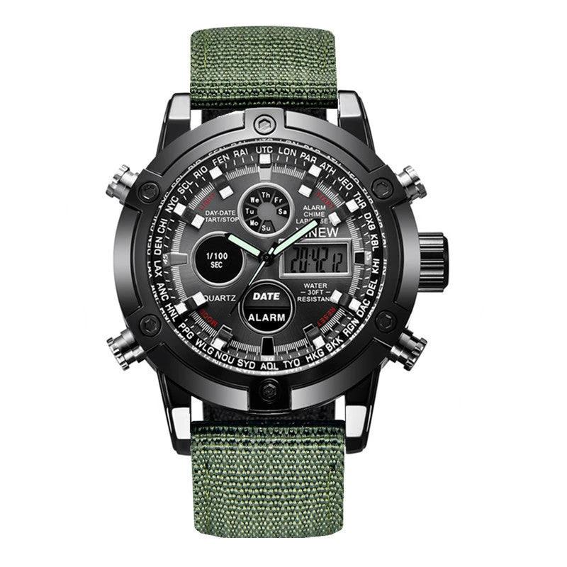 Men's Fashion Belt Multi-functional Watch by GJG Denim