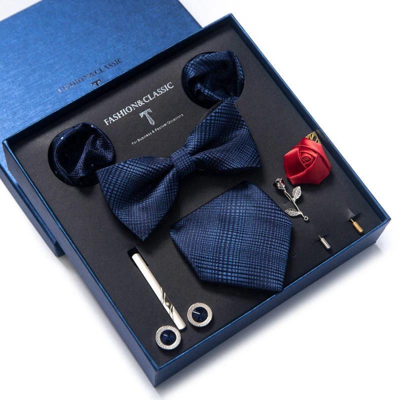 Men's 8-piece Tie Set by GJG Denim